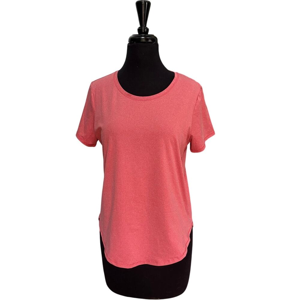 All in Motion F16803481 Women’s Tee Coral / Melon Sz M EUC